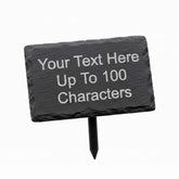 Slate sign with text placeholder on a white background