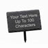 Slate sign with text placeholder on a white background