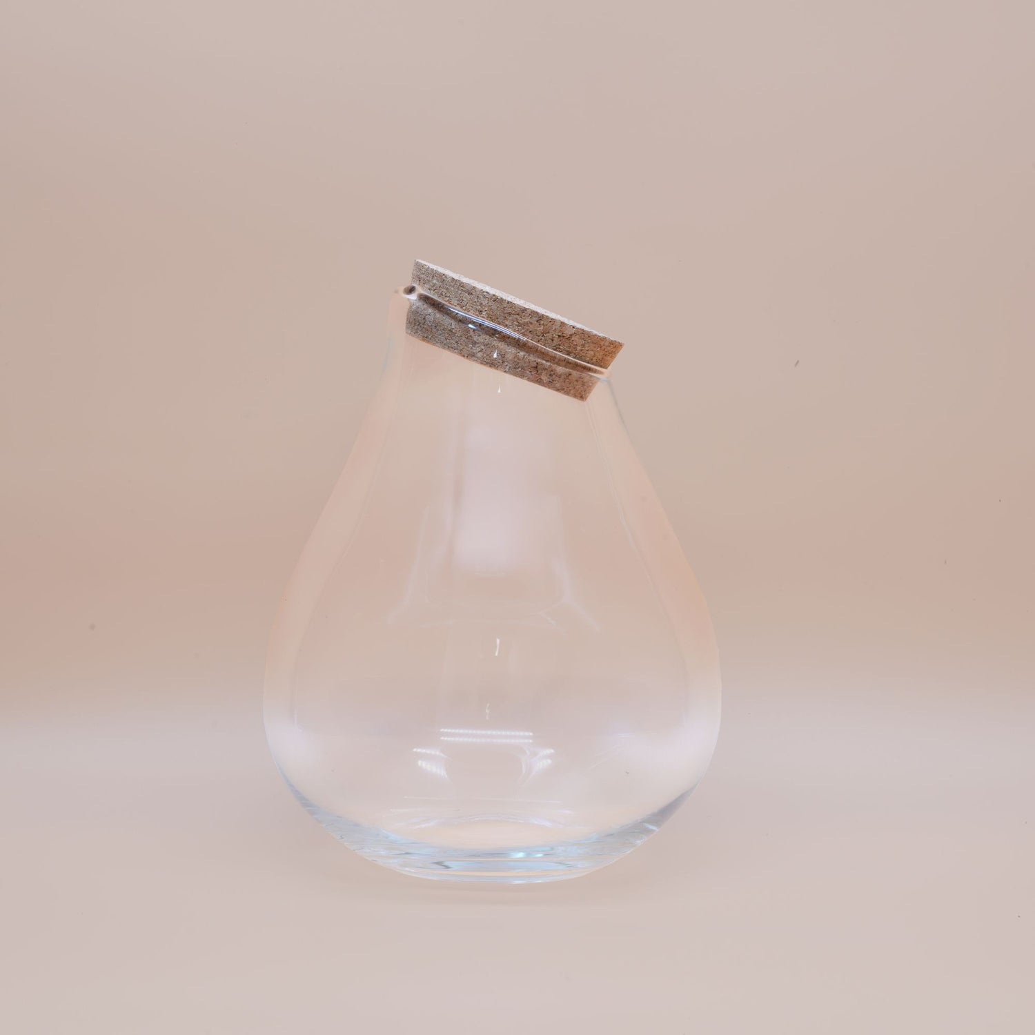 Small Teardrop Glass Container ◦ Wimbledon H: 25 cm